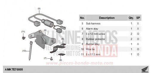 KIT,R/C ALARM ATT ADV750S de 2025